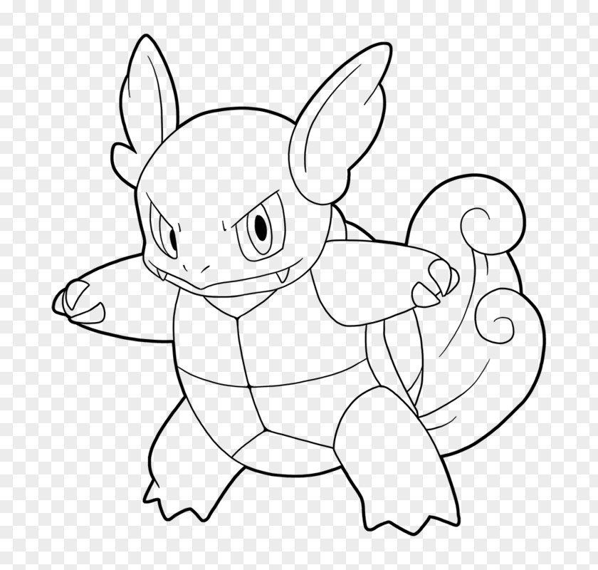 Pikachu Coloring Book Squirtle Pokémon Wartortle PNG
