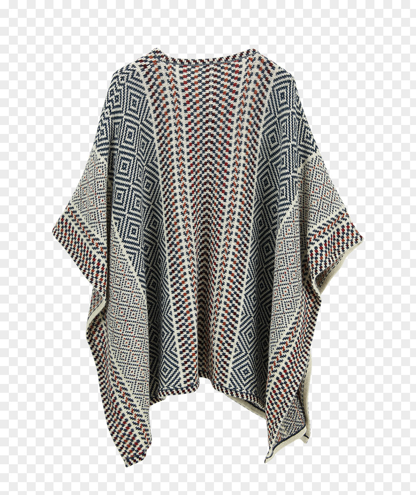 Poncho Cardigan Sleeve Wool PNG