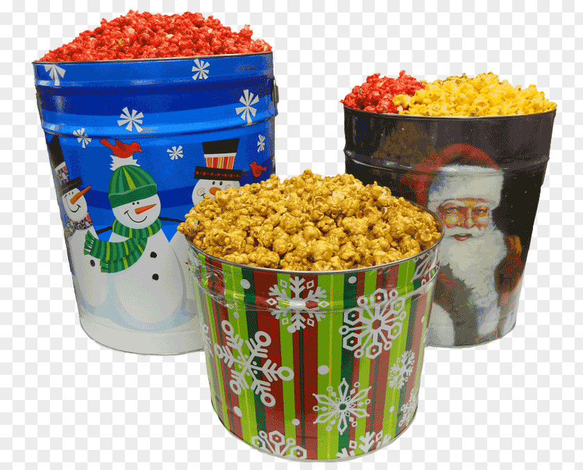 Popcorn Food Tin Can Gift Container PNG