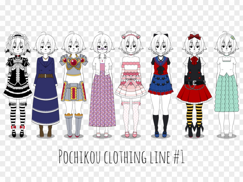 Clothing Line Fashion Design Pattern PNG