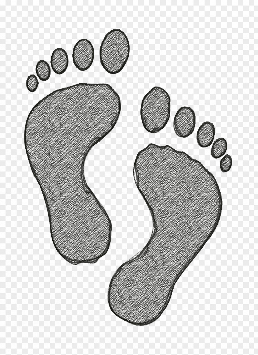 Feet Icon Body Parts Human Footprints PNG