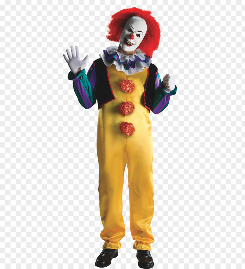 Scary Clown It Halloween Costume Evil PNG