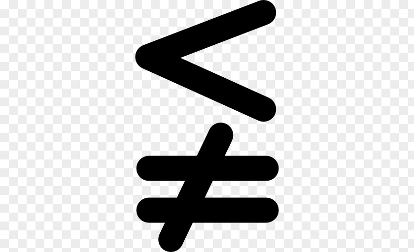 Symbol Less-than Sign Equals Mathematics Slash PNG