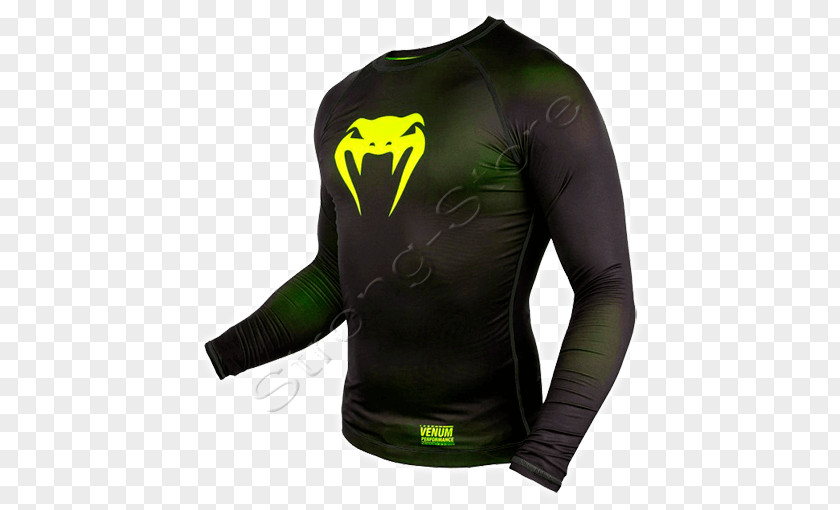 T-shirt Long-sleeved Venum Rash Guard PNG