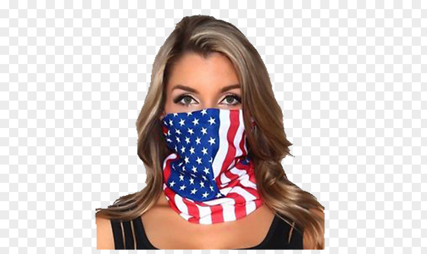 United States Flag Of The Kerchief Mask PNG
