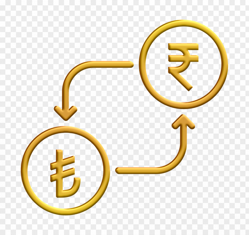 Symbol Yellow Money Icon PNG