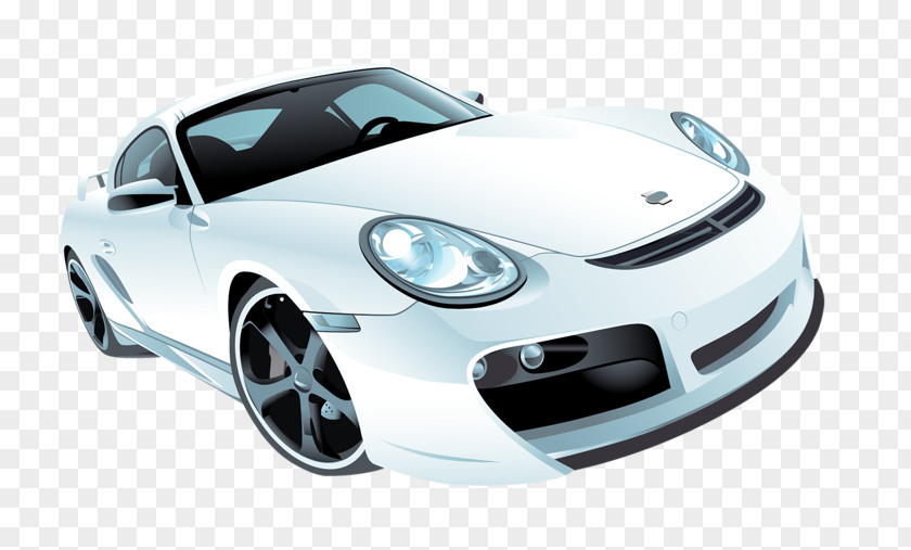 White Sports Car Porsche 911 GT3 930 356 PNG