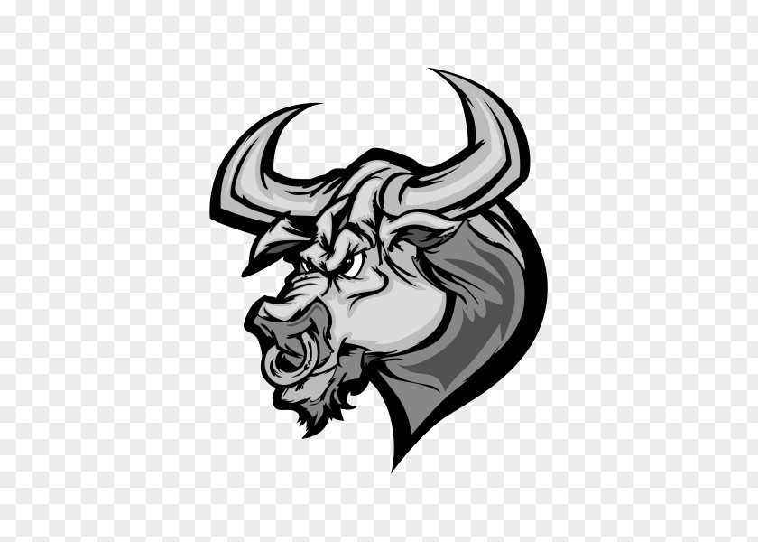 Angry Bull Texas Longhorn English Clip Art PNG