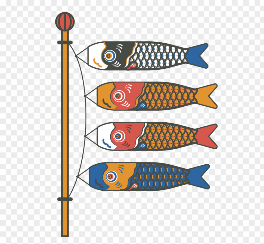 Japanese Folk Color Carp Koi Japan IPhone X PNG