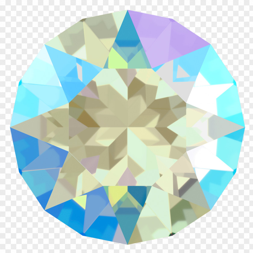 Light Round Swarovski AG Crystal Color Diamond PNG