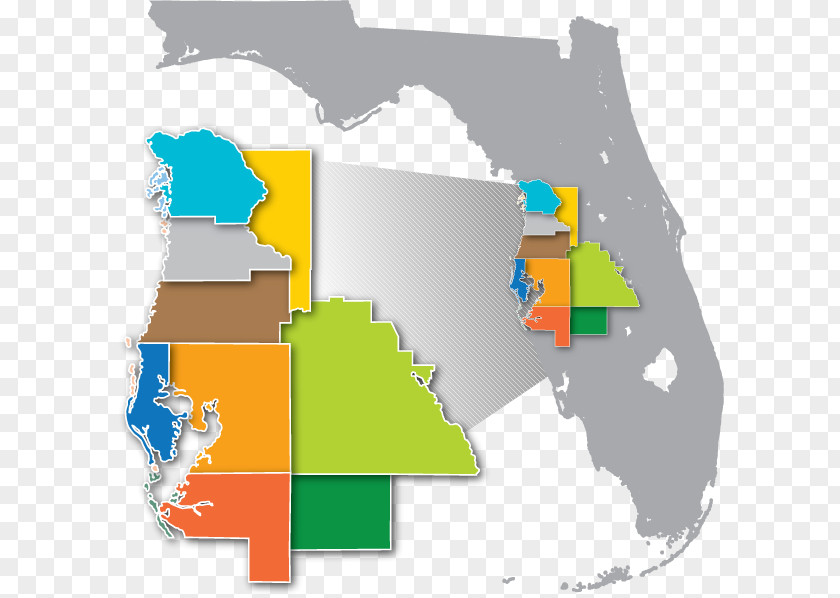 Map Florida Topographic Physische Karte Capital City PNG