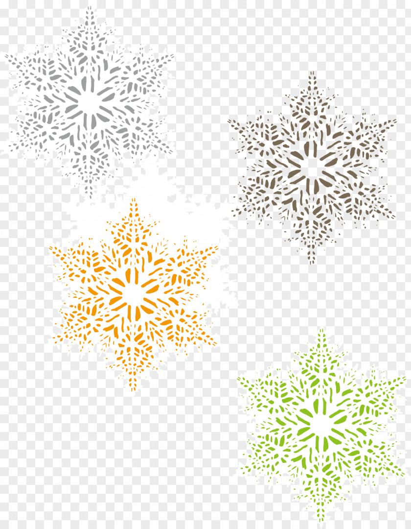 Snowflakes Vector Material Picture Snowflake PNG
