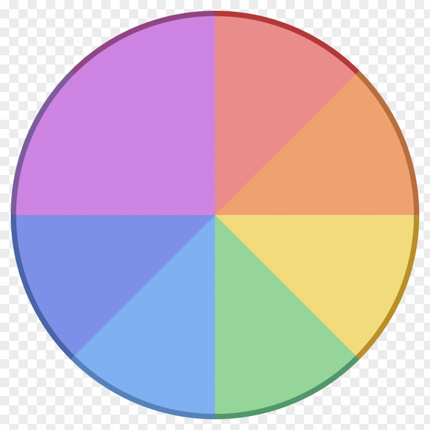 Thin Color Wheel RGB Model Theory PNG