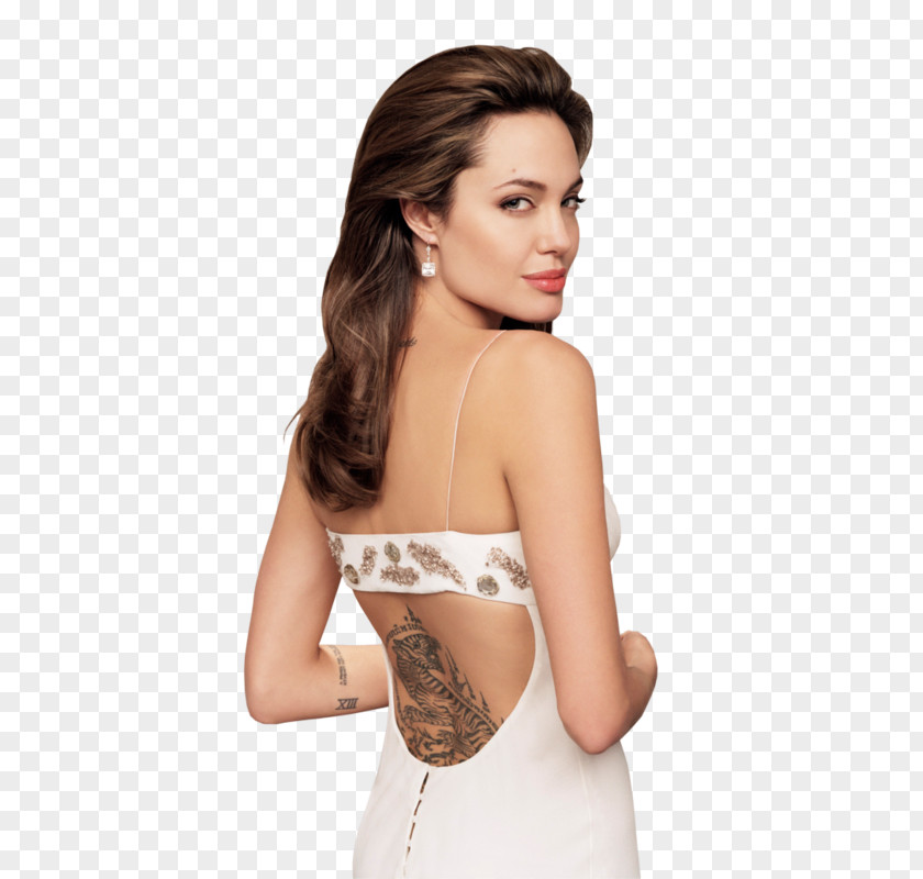 Angelina Jolie Lower-back Tattoo Gone In 60 Seconds Female PNG