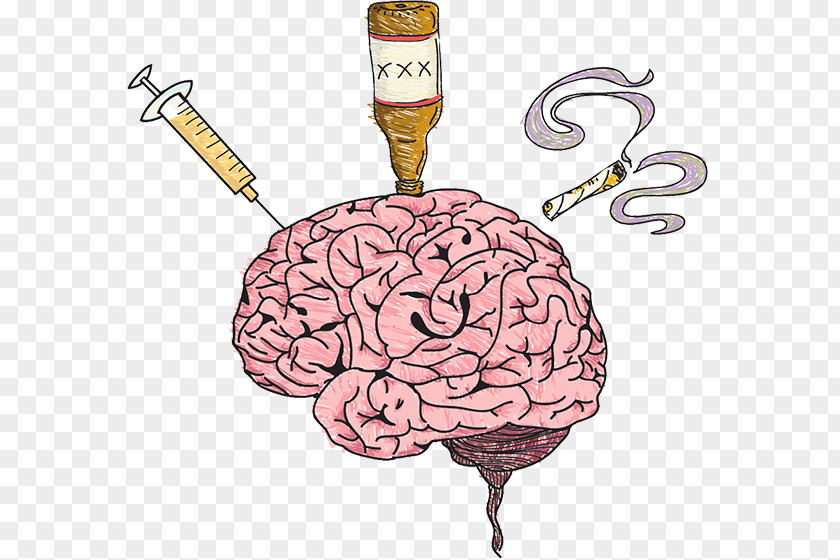 Drug Addict Human Brain Body Adverse Effect PNG