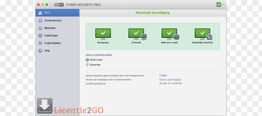 Eset Computer Program ESET Internet Security MacOS Mac OS X Lion PNG