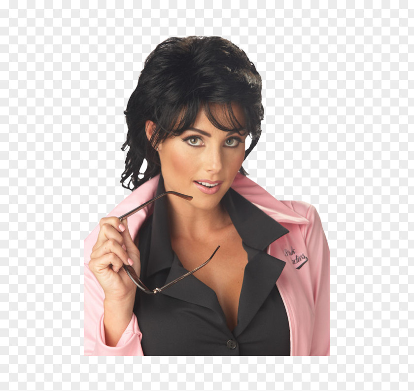 Nigel Beauty Emporium Grease Betty Rizzo Costume Wig Female PNG