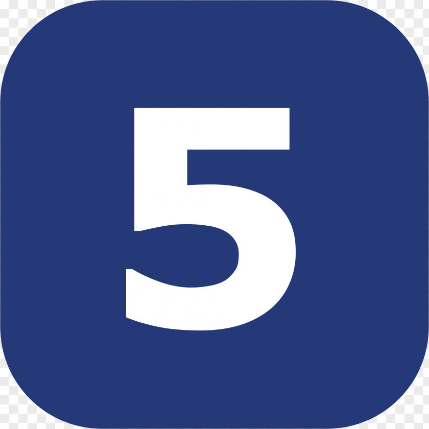 Number 5 Timer Countdown Icon PNG