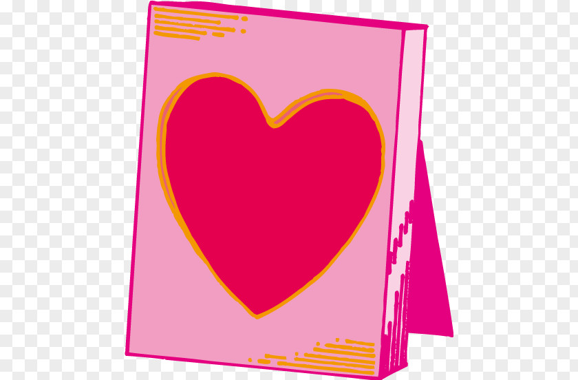 Pink Love Frame Vector PNG