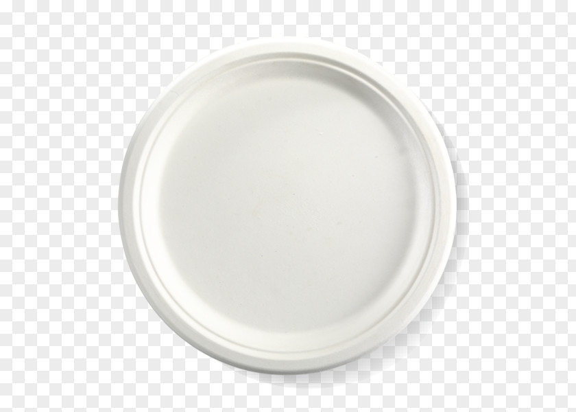 White Plate Paper BioPak Tableware PNG