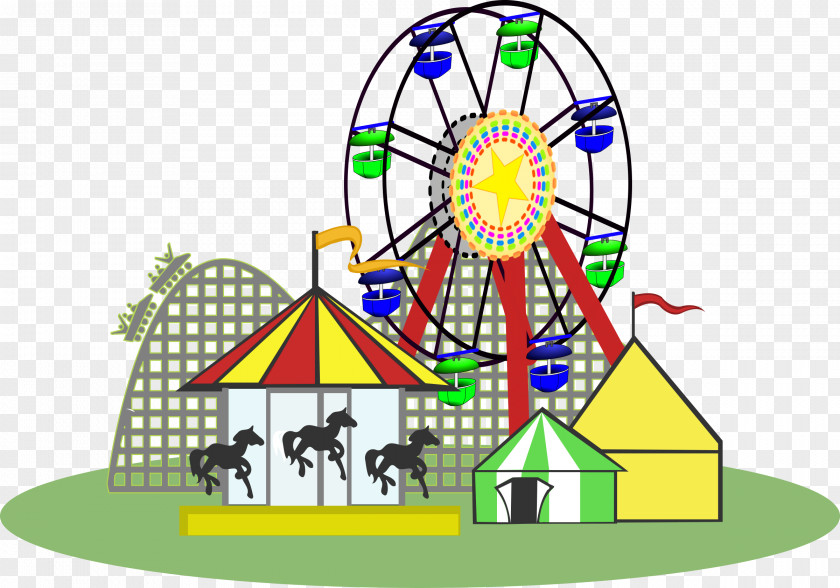 Carnival Pic Amusement Park Ride Clip Art PNG