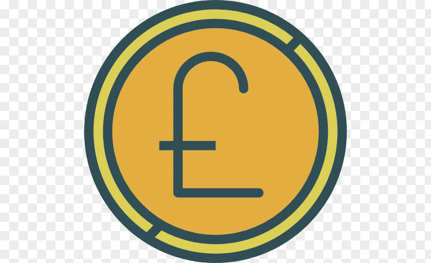 Coin Gold Money One Pound PNG