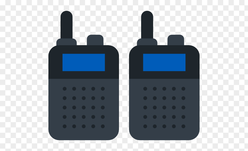 Image Cartoon Handheld Two-Way Radios PNG