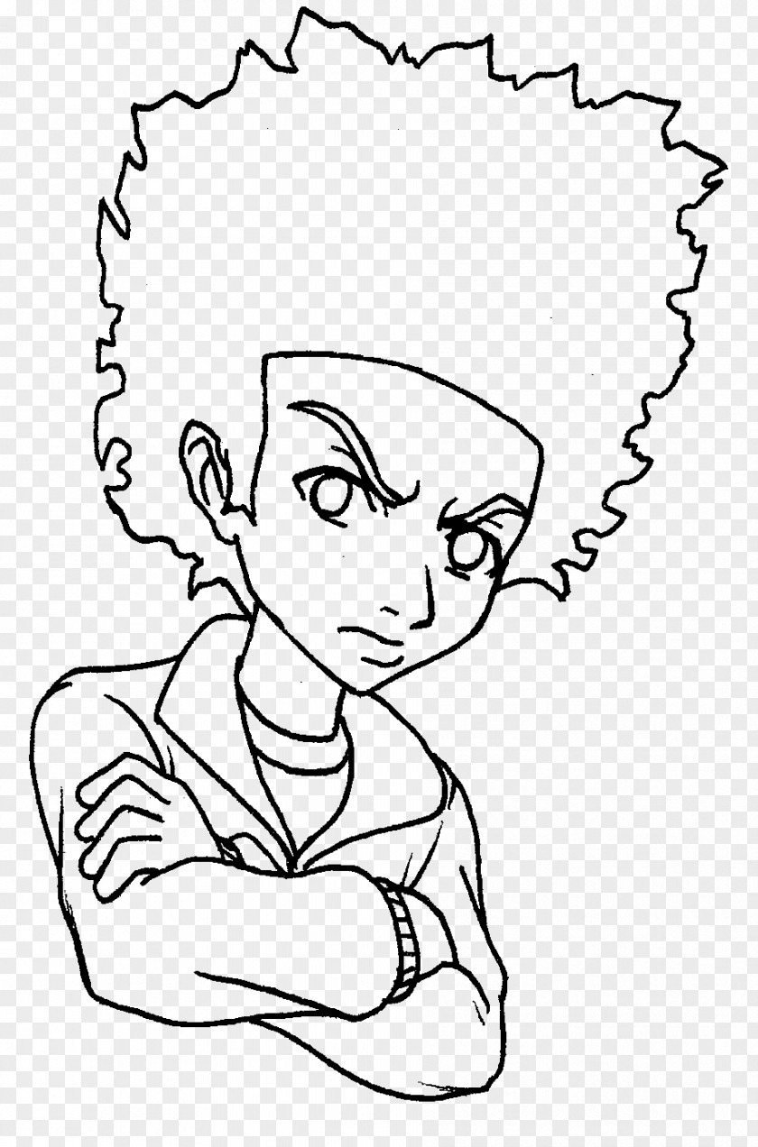 Star Cartoon Hand Drawing Huey Freeman Coloring Book Child PNG