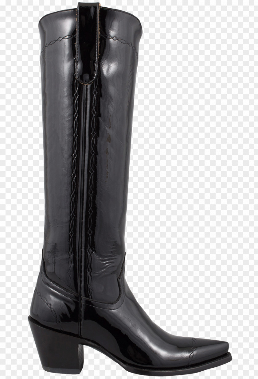 Boot Knee-high Patent Leather Chelsea Riding PNG