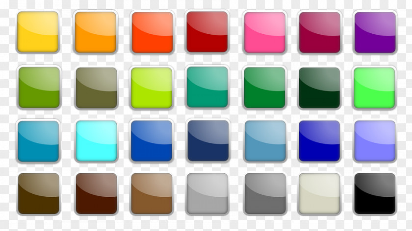 Button Square Clip Art PNG