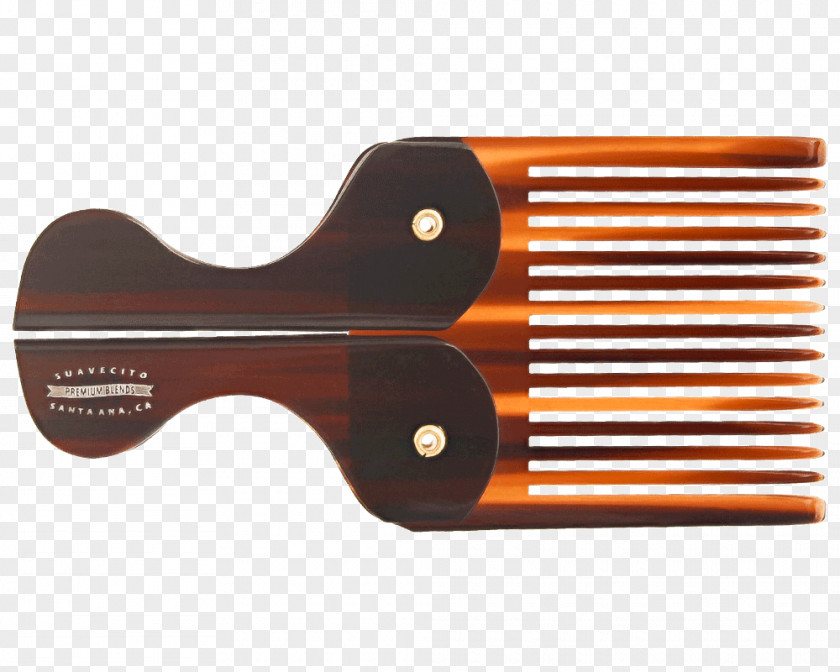 Comb Twist Folding Pocket Beard Hairbrush Tool PNG
