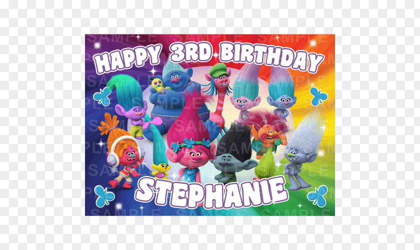 Happy Anniversary Topper Cupcake Trolls Birthday Ireland PNG