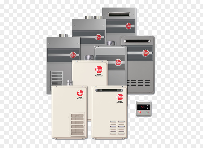 Tankless Water Heating Rheem Electric Heat Pump PNG