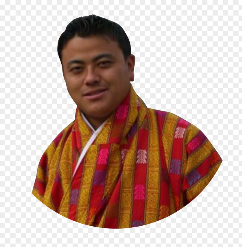Bhutan Neck Scarf Maroon Business PNG