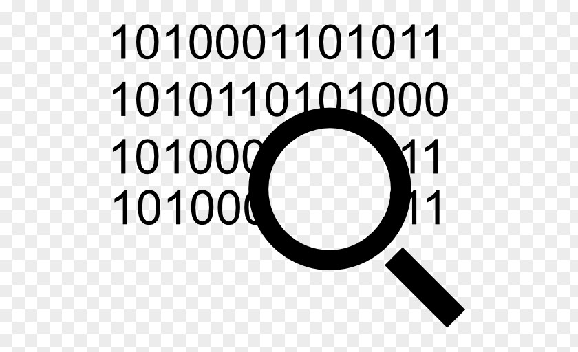 Binary Code File Number Information PNG