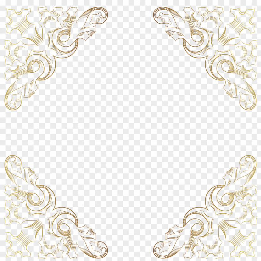 Continental Corners Vintage Gold Frame Preview PNG