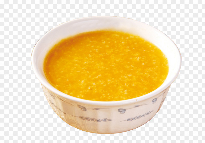 Delicious Bowl Of Millet Porridge Pumpkin Congee Gruel Hobak-juk Broth PNG