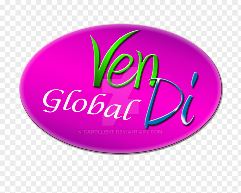 Global Net Logo Brand Pink M PNG