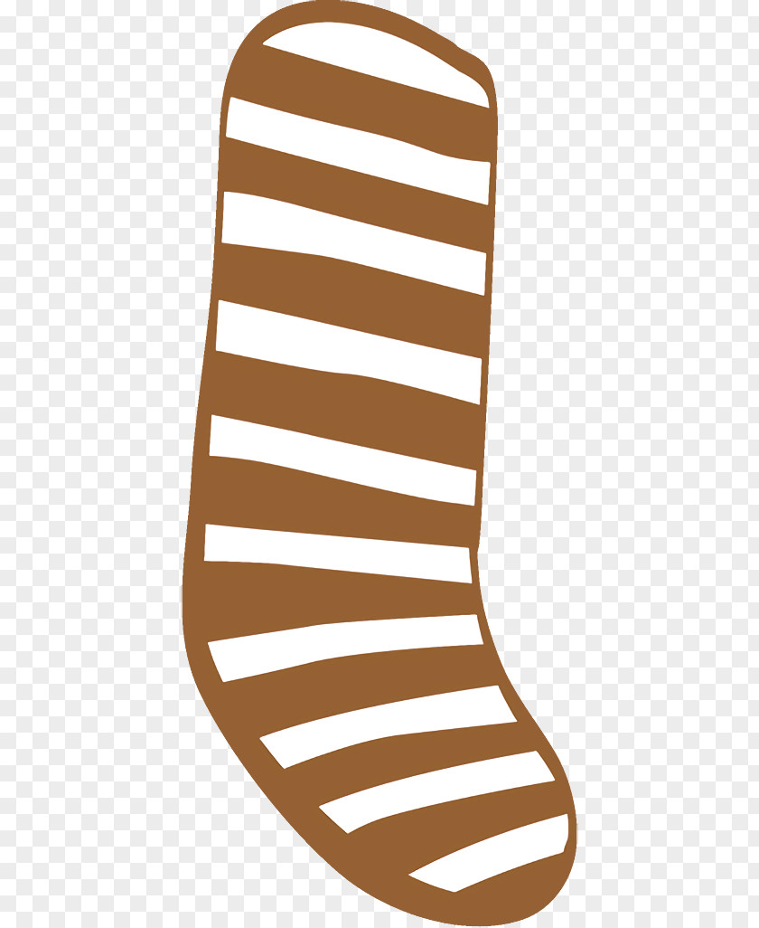 Stairs Brown Christmas Stocking Socks PNG