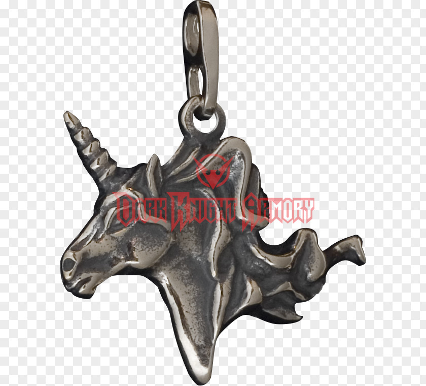 Unicorn Head Horse Silver Metal Charms & Pendants Mammal PNG