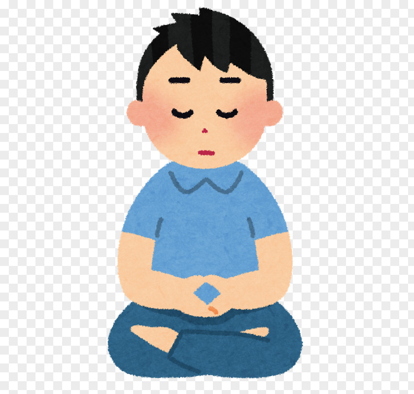 Zazen Meditation Woman PNG