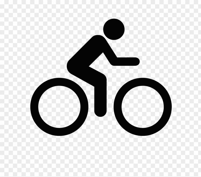 Cartoon Black Gym Cycling Logo Bicycle Road Icon PNG