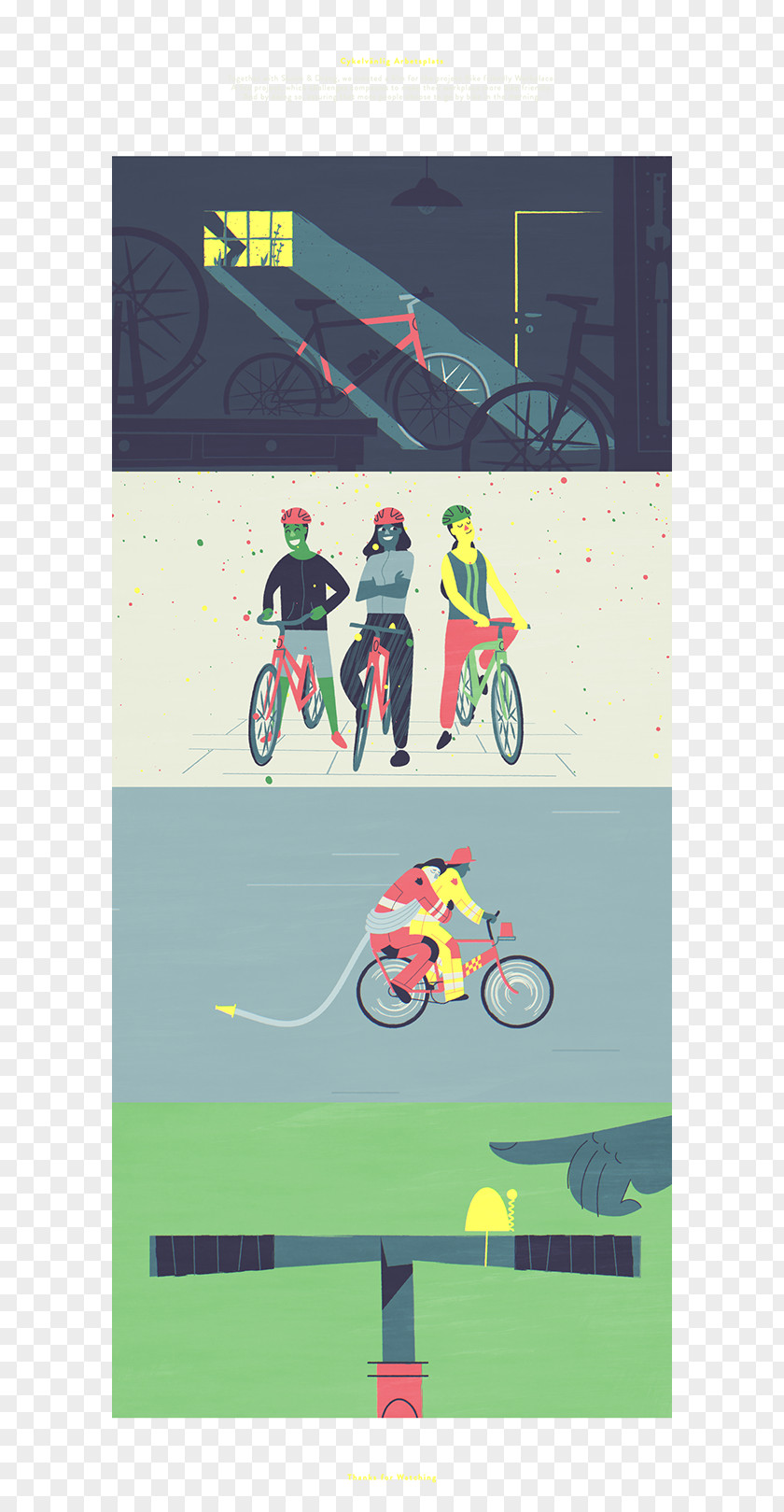 Design Bicycle-friendly Poster PNG