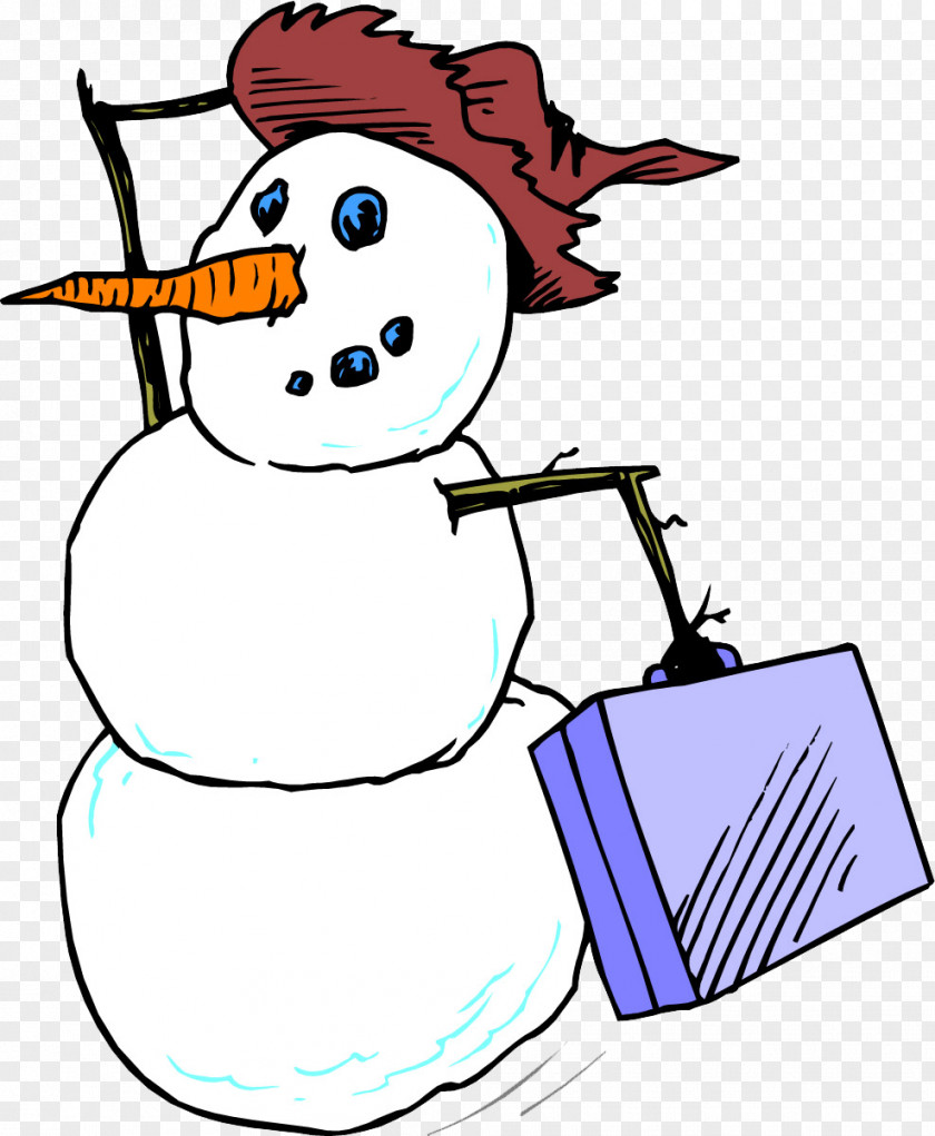 Figure Snowman Travel Cartoon Clip Art PNG