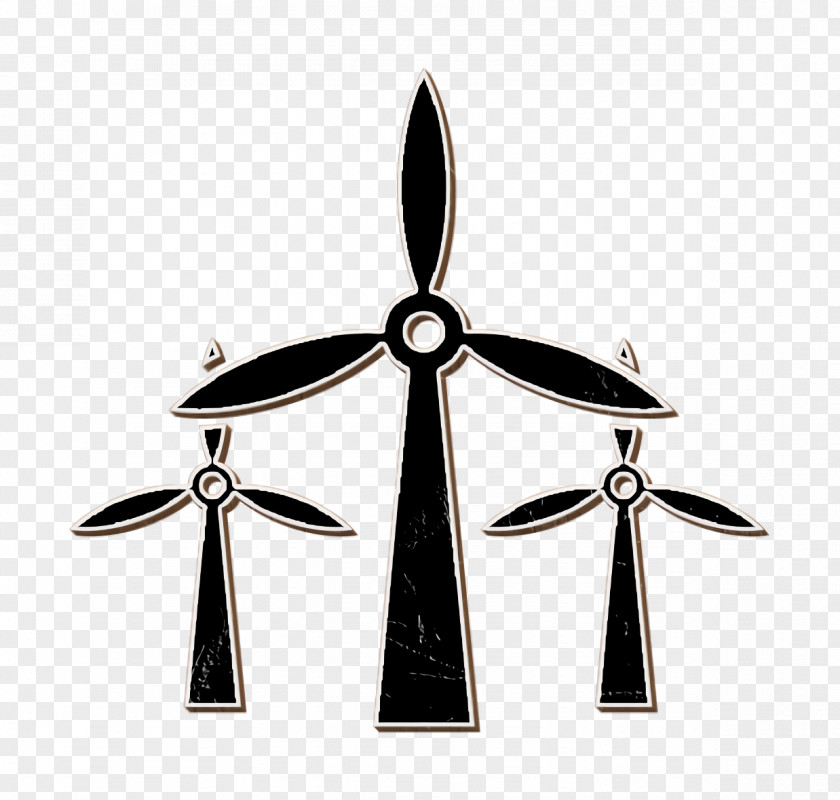 Wind Mills Icon Ecological Ecologicons PNG