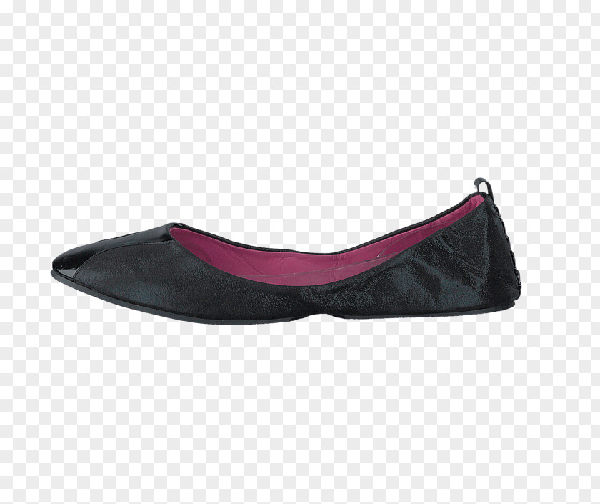 Ballet Flat Shoe Walking Black M PNG