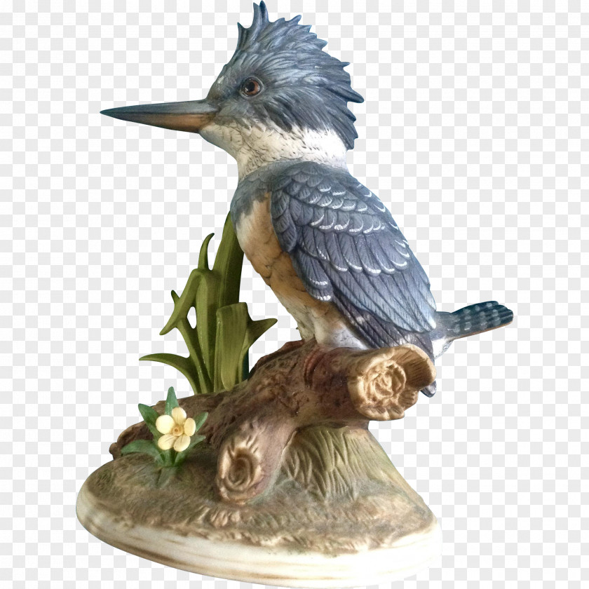 Bird Porcelain Pottery Figurine Kingfisher PNG