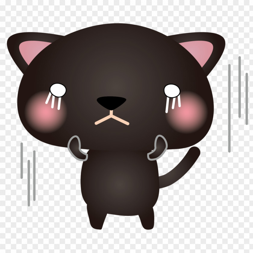 Cat Whiskers Black Clip Art PNG