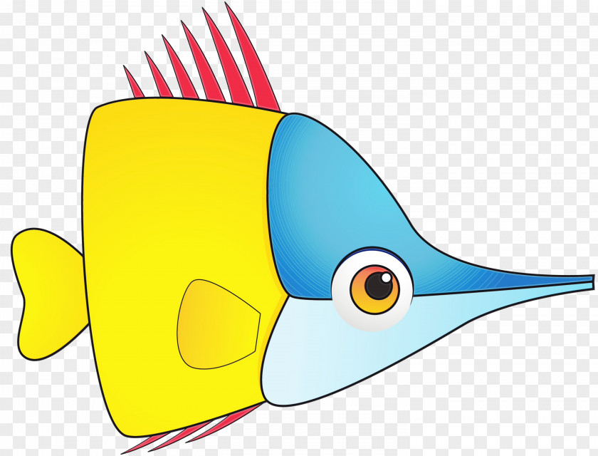 Fin Beak Fish Cartoon Clip Art Butterflyfish PNG
