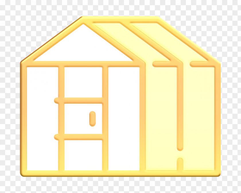 Greenhouse Icon Linear Color Farming Elements PNG